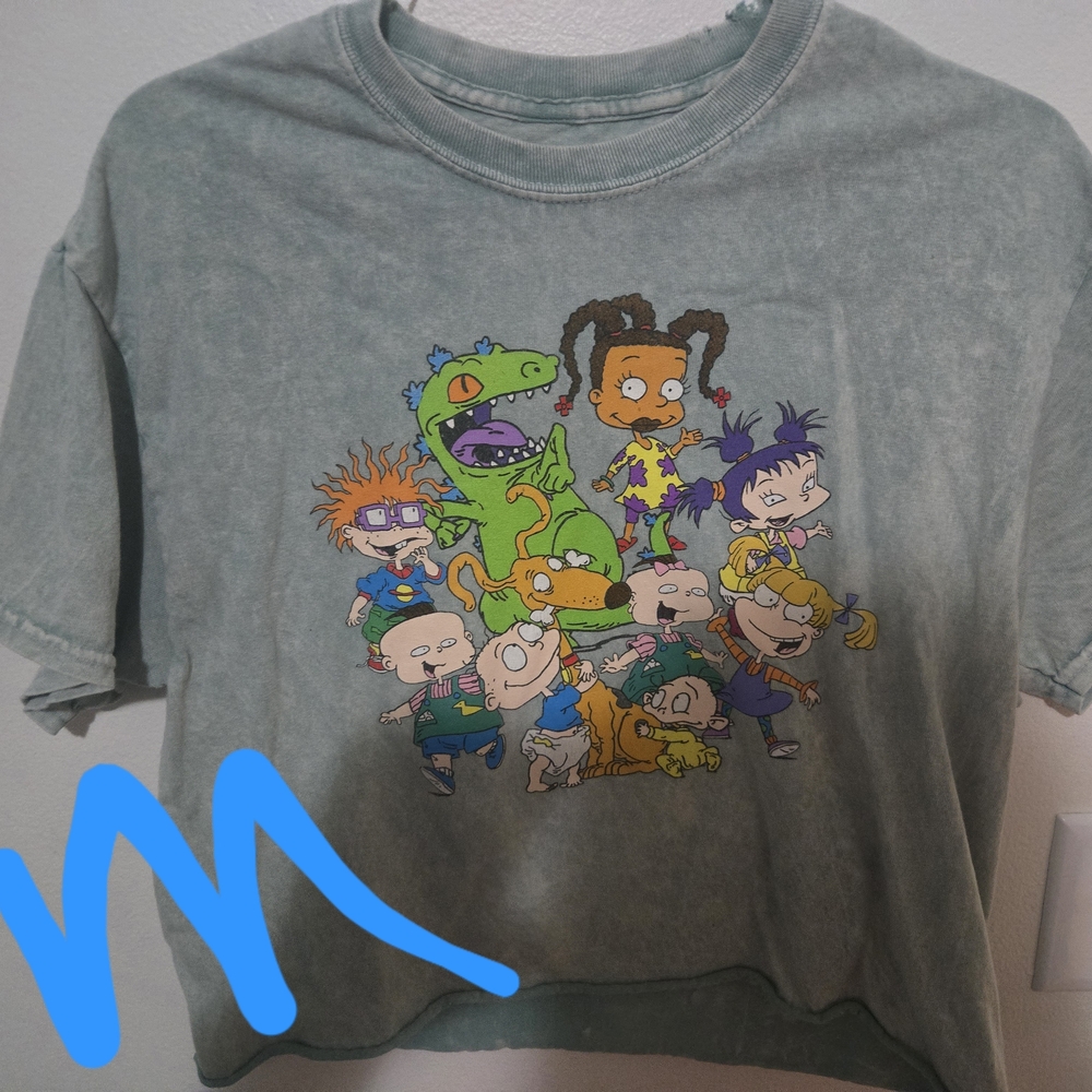 Kids Cartoon Graphic Tee - Green